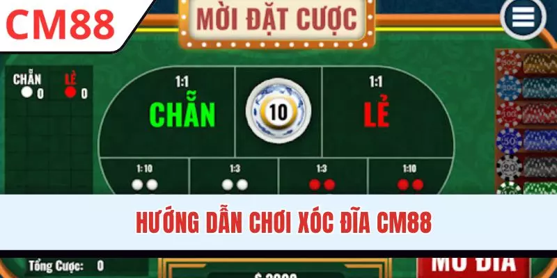 Luật chơi Xóc Đĩa trên sân chơi CM8